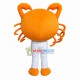 Small Crab With Crooked Tongs Mascot Costume