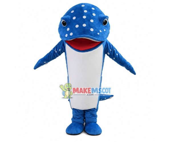 White Spotted Ugly Catfish Mascot Costume White Spotted Ugly Catfish Mascot Costume