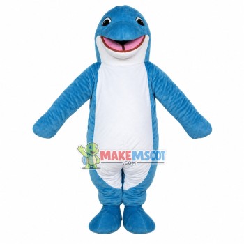 Free Happy Dolphin Mascot Costume