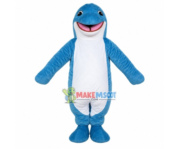 Free Happy Dolphin Mascot Costume