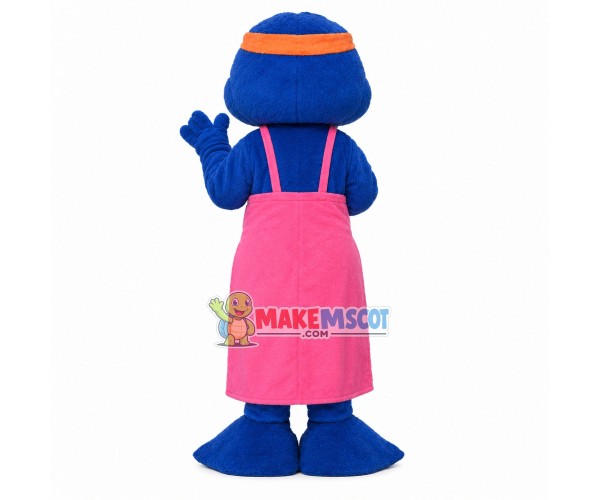 Fur Seal Wearing Long Apron Mascot Costume Fur Seal Wearing Long Apron Mascot Costume