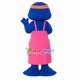 Fur Seal Wearing Long Apron Mascot Costume Fur Seal Wearing Long Apron Mascot Costume