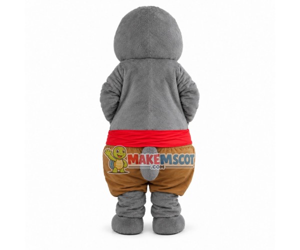 Surprised Seal In The Fat Shorts Mascot Costume Surprised Seal In The Fat Shorts Mascot Costume