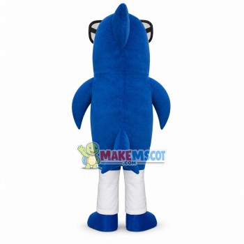 Dainty Gentleman Shark Mascot Costume Dainty Gentleman Shark Mascot Costume