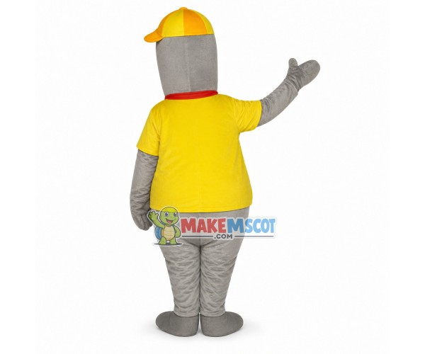 Polite Student Seal Mascot Costume Polite Student Seal Mascot Costume