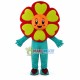 Brilliant Colored Flower Mascot Costume Brilliant Colored Flower Mascot Costume