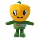 Bell Pepper of The Restaurant Mascot Costume Bell Pepper of The Restaurant Mascot Costume