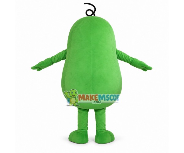 Long Striped Green Winter Melon Mascot Costume Long Striped Green Winter Melon Mascot Costume