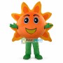 Cartoon Orange Sun Flower Mascot Costume
