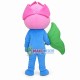 Bud Doll Holding Lotus Leaf Mascot Costume
