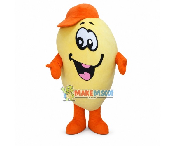 Big Mango In The Cap Mascot Costume