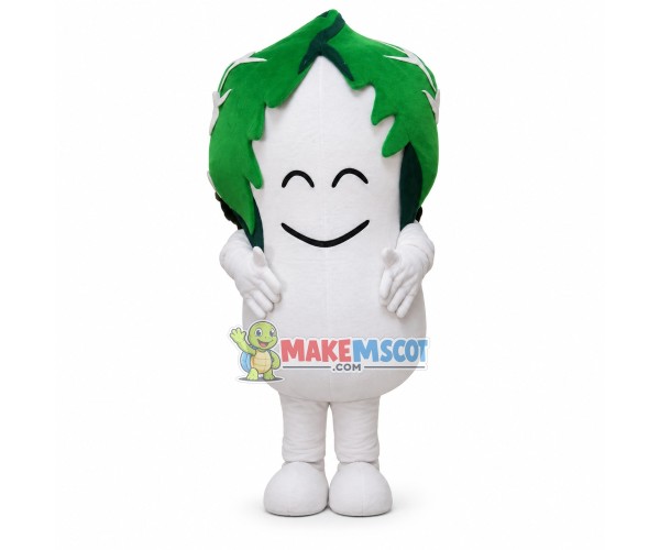 Verdant Chinese Cabbage Mascot Costume Verdant Chinese Cabbage Mascot Costume
