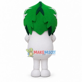 Verdant Chinese Cabbage Mascot Costume Verdant Chinese Cabbage Mascot Costume