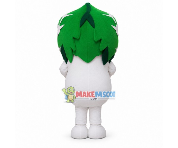 Verdant Chinese Cabbage Mascot Costume Verdant Chinese Cabbage Mascot Costume