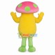 Soft Colorful Mushroom Mascot Costume Soft Colorful Mushroom Mascot Costume