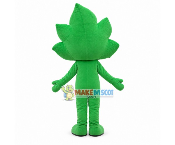 Well-connected Bright Maple Leaf Mascot Costume Well-connected Bright Maple Leaf Mascot Costume