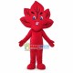Well-connected Bright Maple Leaf Mascot Costume