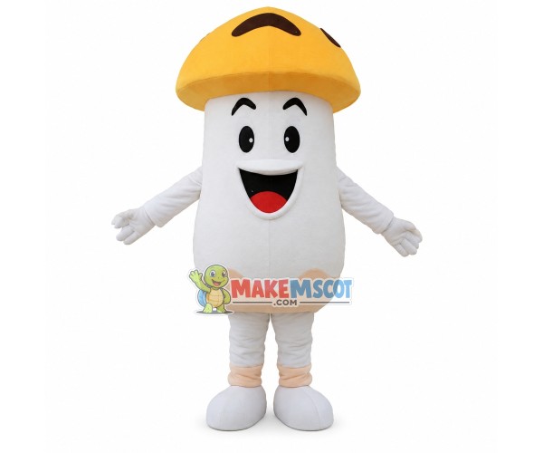 Non-toxic Normal Mushroom Mascot Costume Non-toxic Normal Mushroom Mascot Costume