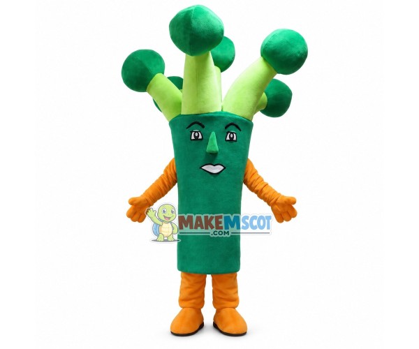 Thick Green Bean Sprouts Mascot Costume
