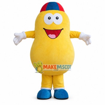 Washed Big Potato Cartoon Mascot Costume Washed Big Potato Cartoon Mascot Costume