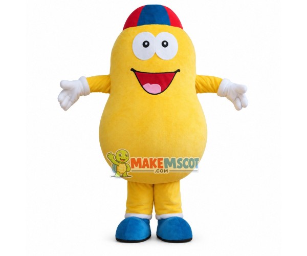 Washed Big Potato Cartoon Mascot Costume Washed Big Potato Cartoon Mascot Costume