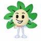 Splendid Sunflower In Full Bloom Mascot Costume Splendid Sunflower In Full Bloom Mascot Costume