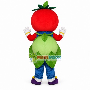 Tomato Doll Carrying Cabbage Mascot Costume