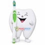 Happy Smile Cartoon Tooth Mascot Costume