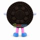 Double Chocolate Biscuit Mascot Costume Double Chocolate Biscuit Mascot Costume