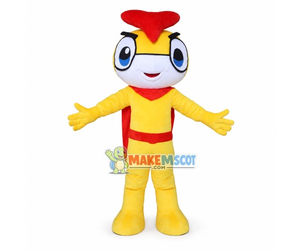 Cartoon Yellow Yoyoman Mascot Costume