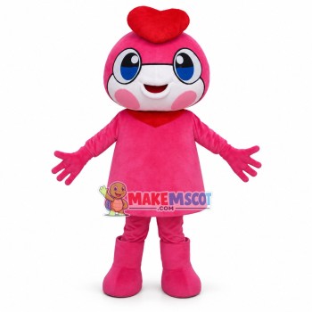 Cartoon Pink Yamy Mascot Costume Cartoon Pink Yamy Mascot Costume