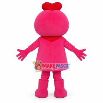 Cartoon Pink Yamy Mascot Costume Cartoon Pink Yamy Mascot Costume
