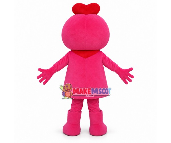 Cartoon Pink Yamy Mascot Costume Cartoon Pink Yamy Mascot Costume