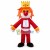 Anpanman With Crown Mascot Costume