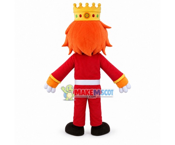 Anpanman With Crown Mascot Costume Anpanman With Crown Mascot Costume