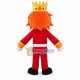 Anpanman With Crown Mascot Costume Anpanman With Crown Mascot Costume