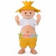 Country Boy With Bare Belly Mascot Costume Country Boy With Bare Belly Mascot Costume