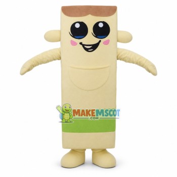 Long Shaped Wooden Plane Mascot Costume Long Shaped Wooden Plane Mascot Costume