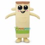 Long Shaped Wooden Plane Mascot Costume