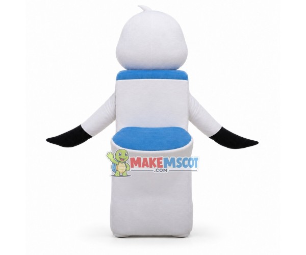 Seagull Flush Toilet Cartoon Mascot Costume Seagull Flush Toilet Cartoon Mascot Costume