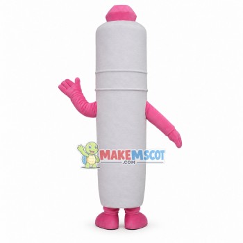 Pink Moisturizing Color Changing Lipstick Mascot Costume Pink Moisturizing Color Changing Lipstick Mascot Costume
