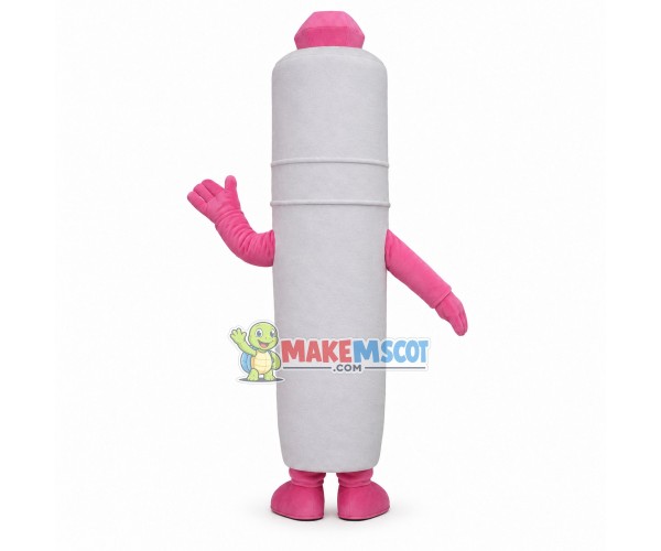 Pink Moisturizing Color Changing Lipstick Mascot Costume Pink Moisturizing Color Changing Lipstick Mascot Costume
