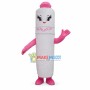 Pink Moisturizing Color Changing Lipstick Mascot Costume