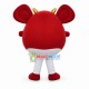 Red Mouse Elf Baby Cartoon Mascot Costume