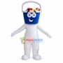 Plastic Basket With Cleaning Tools Mascot Costume