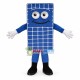 Blue Solar Baffle Cartoon Mascot Costume
