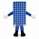 Blue Solar Baffle Cartoon Mascot Costume