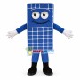 Blue Solar Baffle Cartoon Mascot Costume