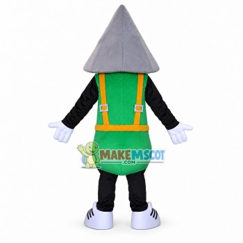 Triangle Brick of Real Estate Company Mascot Costume Triangle Brick of Real Estate Company Mascot Costume