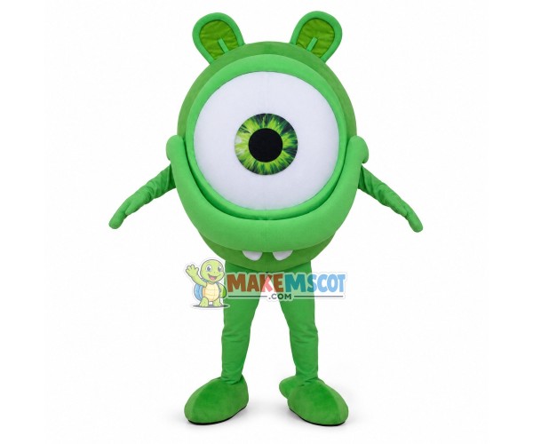 Bright Colored Monocular Mascot Costume Bright Colored Monocular Mascot Costume